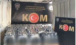 Alanya’da sahte alkol yakalandı