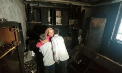 İşe giden anne, dönüşte evini küle dönmüş halde buldu