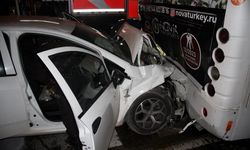 Alanya çevre yolunda feci kaza 1 ağır yaralı