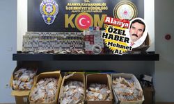 Alanya'da 51 bin 100 adet makaron yakalandı