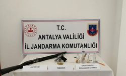 Alanya'nın komşusunda uyuşturucu ve ruhsatsız silah ele geçildi