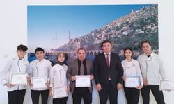 Avrupa’da staj yapan Alanyalı öğrenciler Europass belgelerini aldı