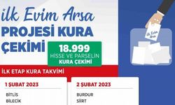 “İlk Evim İlk İş Yerim” projesinde 1 milyon arsanın kuraları yarın başlıyor