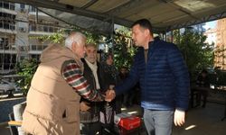 Alanya Kaymakamı Fatih Ürkmezer depremzedeleri ziyaret etti