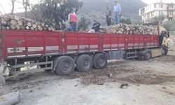Alanya Orman İşletme Müdürlüğü afet bölgesine 19 kamyon odun gönderdi