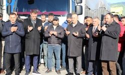 Bakan Çavuşoğlu, Alanya'da yardım konvoyunun duasına katıldı