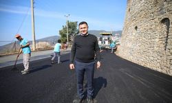 Kuzey Alanya’yı merkeze ve yaylalara bağlayan o yolda asfalt çalışması hız kesmiyor