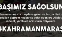 Ünlülerden "geçmiş olsun" paylaşımı