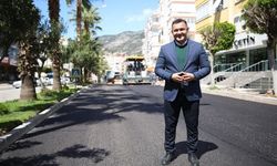 Alanya Belediyesi o caddeyi baştan sona yeniliyor