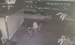 Alanya’da bir binanın önünden elektrikli motosiklet çalındı