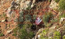 Alanya’da uçuş yapan paraşütçü uçuruma düştü