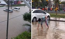 Antalya’da 15 dakikalık yağmur hayatı felç etti | VİDEO HABER