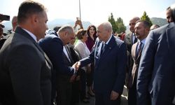 Başkan Yücel, MHP Genel Başkanı Devlet Bahçeli'yi karşıladı