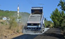 Alanya Beldibi yolunda asfalt çalışmaları başladı