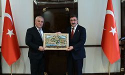 Eray Erdem’den Cumhurbaşkanı Yardımcısı Yılmaz’a ziyaret