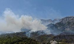 Kemer'deki yangın 17 saattir devam ediyor
