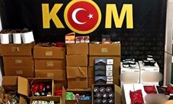 600 kilogram nargile tütünü ele geçirildi