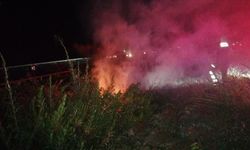 Alanya yolundaki yangın korku dolu anlar yaşattı!