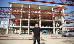 Başkan Yücel Mahmutlar Kültür Merkezi İnşaatını yerinde inceledi