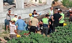 Alanya'da inşaattan düşen işçi ağır yaralandı