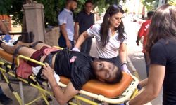 Kendisini 'kan' polisi 'ter' içinde bıraktı