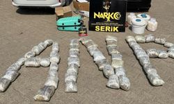 51 kilo esrar polis takibine takıldı