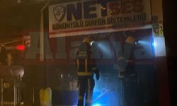 Alanya’da iş yerinde çıkan yangın korkuttu