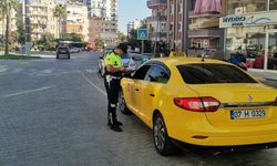 Alanya’da taksicilere taksimetre denetimi 