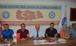 Türk Eğitim Sen Alanya’dan atama tepkisi