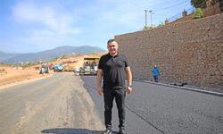 Kestel 30 metrelik yolda asfalt çalışması başlatıldı