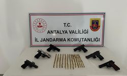 6 adet ruhsatsız tabanca ele geçirildi