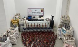 Jandarmadan kaçak alkol baskını