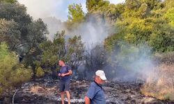 Manavgat'taki makilik yangını korkuttu