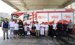 Alanya'da engelli bireylere yangın eğitimi verildi