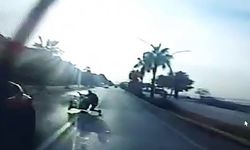 Alanya'da feci kaza! Motosiklet sürücüsü canından oldu