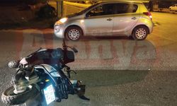 Alanya’da otomobil ile motosiklet çarpıştı: 1 yaralı