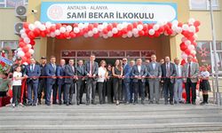 Alanya'da Sami Bekar İlkokulu’nun açılışı gerçekleştirildi