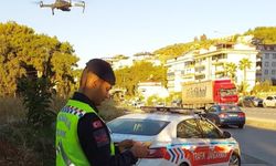 Alanya’da sürücülere havadan ceza yağdı
