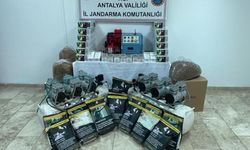 Kaçak sigara imalatına jandarma baskını