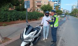 Alanya’da 5 mahallede motosikletlilere ceza yağdı