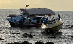 Alanya'da balıkçı teknesini çalmaya çalıştılar tekne karaya oturunca kaçtılar!