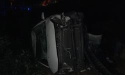 Alanya’da korkunç kaza: Araç şarampole yuvarlandı