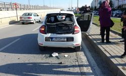 Alanya yolunda sürücünün aracına arkadan çarpıp kaçtı!