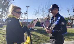Alanya’da E-Scooter sürücüleri bilgilendirildi