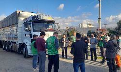 Alanya’dan deprem bölgesine yardım için kamyon yola çıktı
