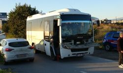 Otel servisinin çarptığı bisikletli ağır yaralandı