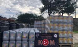 Antalya'da 25 bin 200 adet makaron ele geçirildi