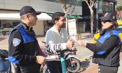 Alanya’da E-Scooter ve motosiklet sürücüleri bilgilendirildi