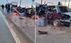 Alanya'da ehliyetsiz ve alkollü sürücü aracı hurdaya çevirdi