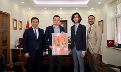 Uluslararası proje ekibinden Kaymakam Ürkmezer’e ziyaret 